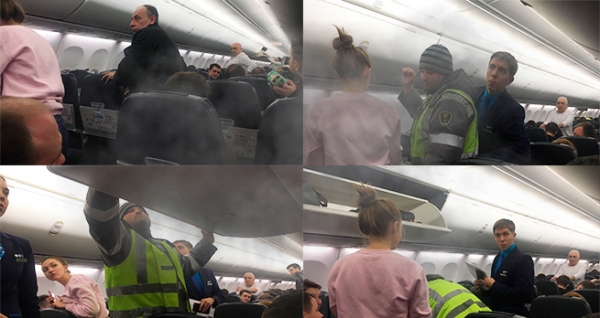 Курение на борту самолета Победы закончилось вынужденной посадкой в Москве