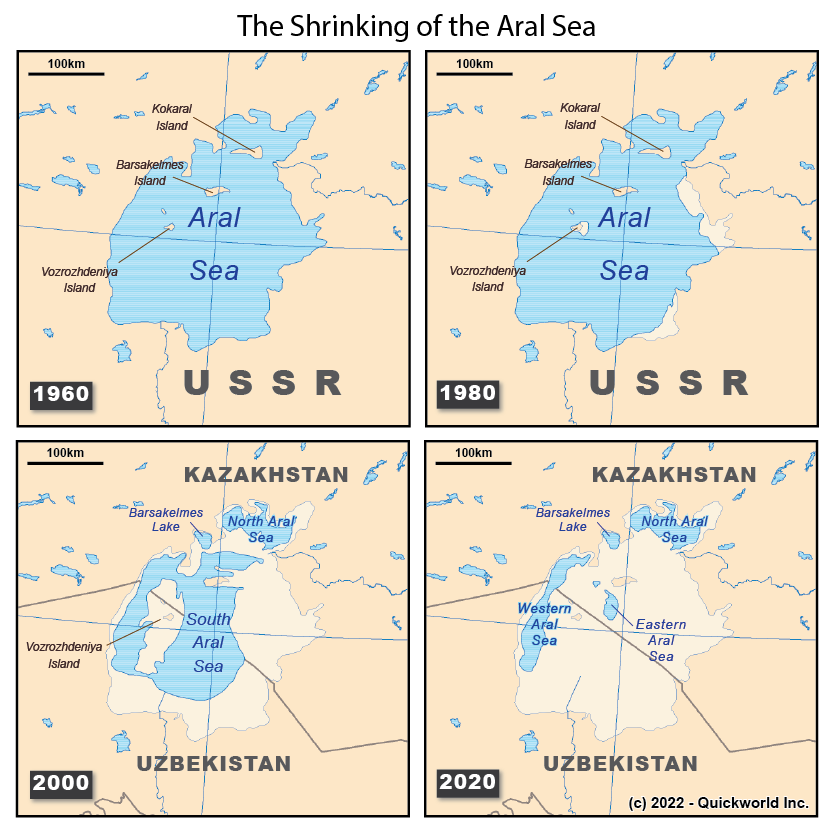 Почему высохло Аральское море – кто виноват?