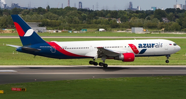 Azur Air оштрафована на 60 000 рублей за задержку рейсов из Екатеринбурга