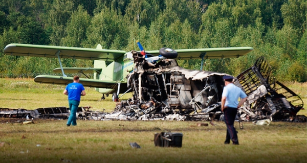 Росавиация назвала причины авиакатастрофы АН-2 в Балашихе