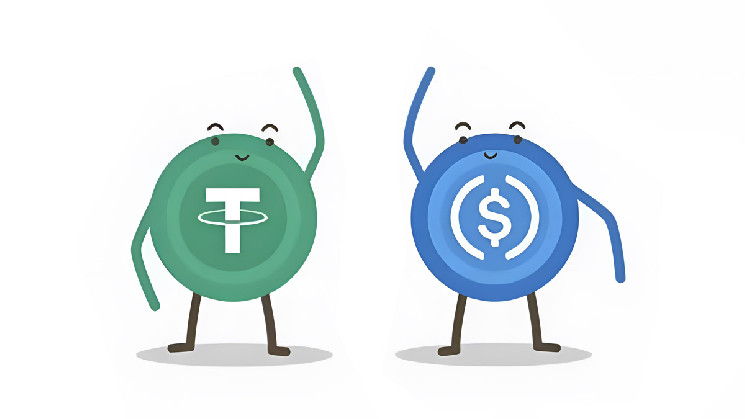 Доминирование Ethereum в сфере стейблкоинов: USDC и USDT составляют 87% из $850 млрд объема транзакций в месяц